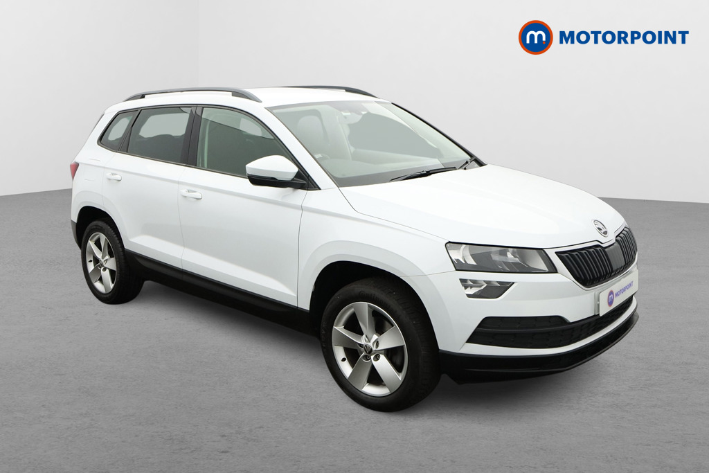 Skoda Karoq SE Manual Petrol SUV - Stock Number (1640417) - Drivers side front corner