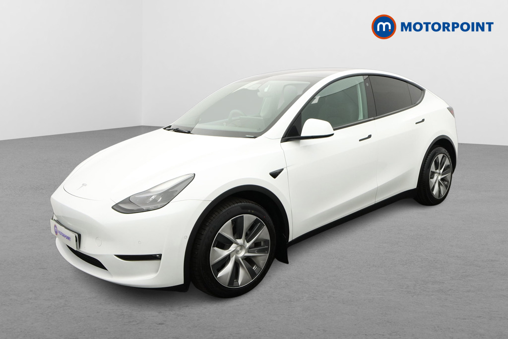 Tesla Model Y Long Range Automatic Electric SUV - Stock Number (1637443) - Passenger side front corner