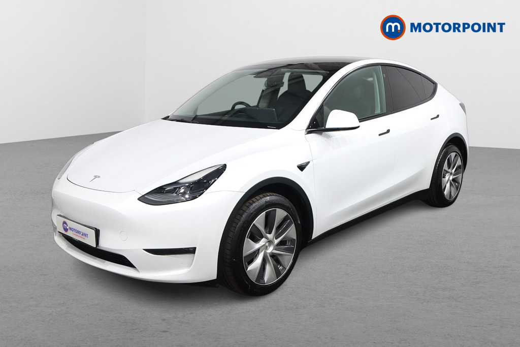 Tesla Model Y Long Range Automatic Electric SUV - Stock Number (1641845) - Passenger side front corner