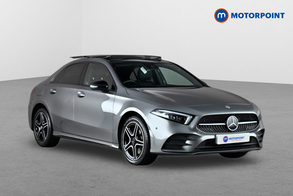 Mercedes-Benz A Class Amg Line Premium Plus Edition Automatic Petrol Plug-In Hybrid Saloon - Stock Number (1642560) - Drivers side front corner
