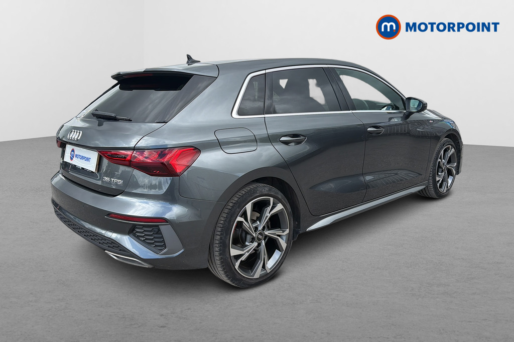 Audi A3 S Line Manual Petrol Hatchback - Stock Number (1642939) - Passenger side rear corner