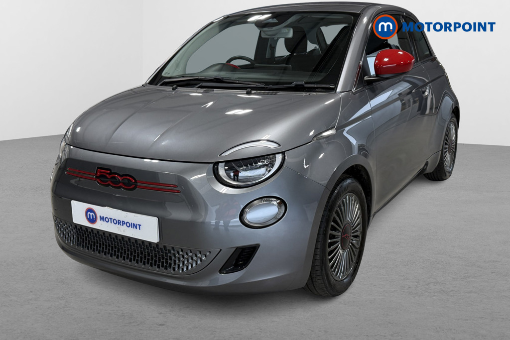 Fiat 500 RED Automatic Electric Hatchback - Stock Number (1623861) - Passenger side front corner