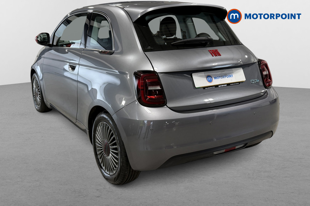 Fiat 500 RED Automatic Electric Hatchback - Stock Number (1623861) - Passenger side rear corner