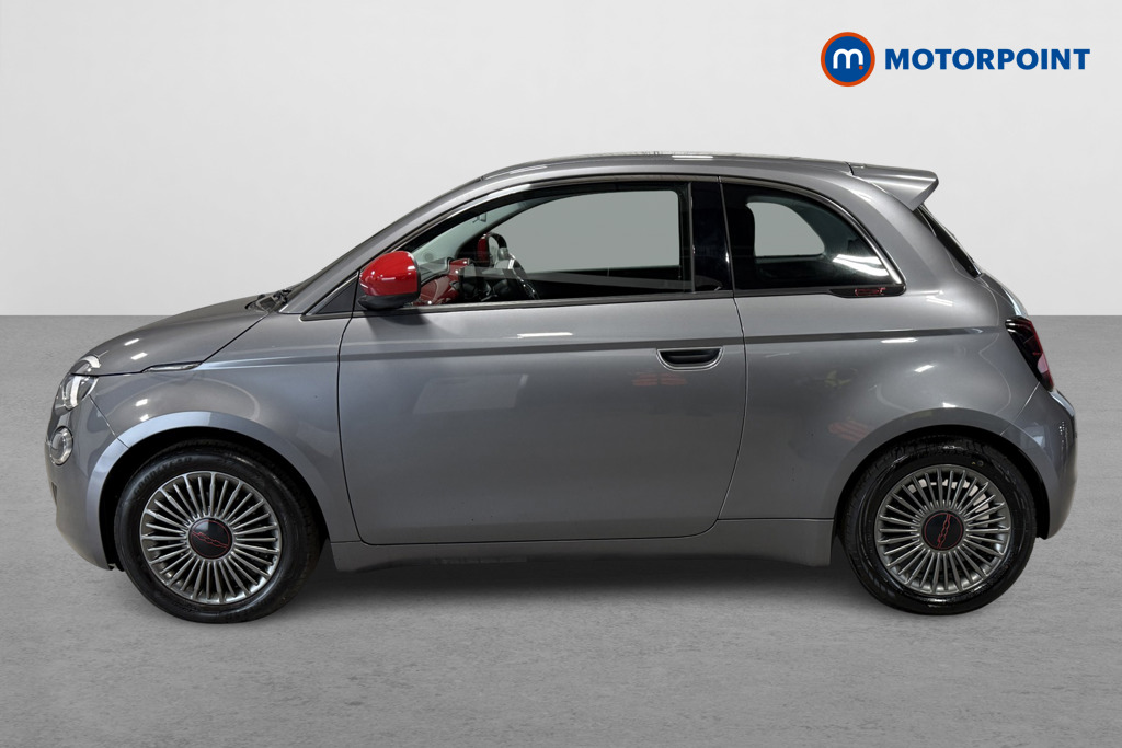 Fiat 500 RED Automatic Electric Hatchback - Stock Number (1623861) - Passenger side