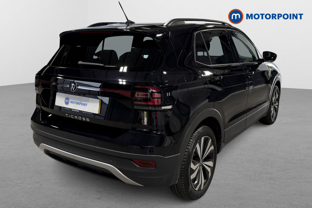 Volkswagen T-Cross Black Edition Automatic Petrol SUV - Stock Number (1627325) - Drivers side rear corner