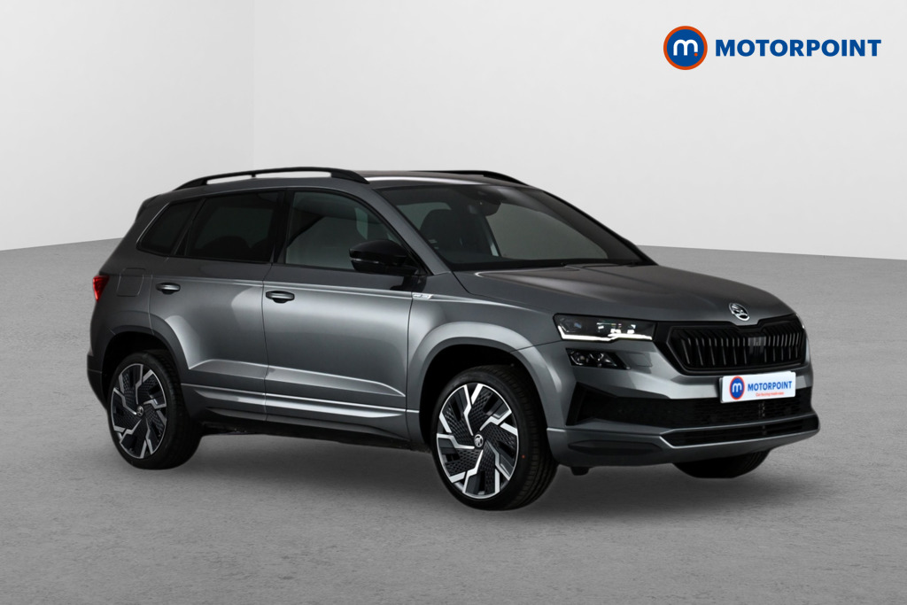 Skoda Karoq Sportline Automatic Petrol SUV - Stock Number (1631183) - Drivers side front corner