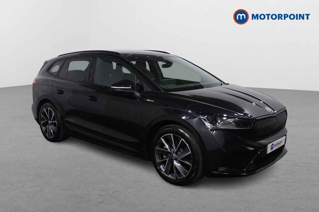 Skoda Enyaq Sportline Plus Automatic Electric SUV - Stock Number (1641901) - Drivers side front corner