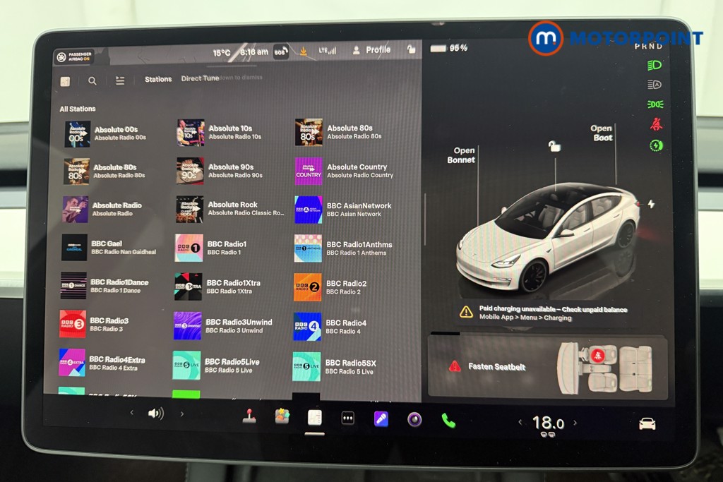 Tesla Model 3 Performance Automatic Electric Saloon - Stock Number (1642141) - 4th supplementary image