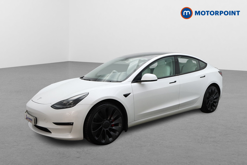 Tesla Model 3 Performance Automatic Electric Saloon - Stock Number (1642141) - Passenger side front corner
