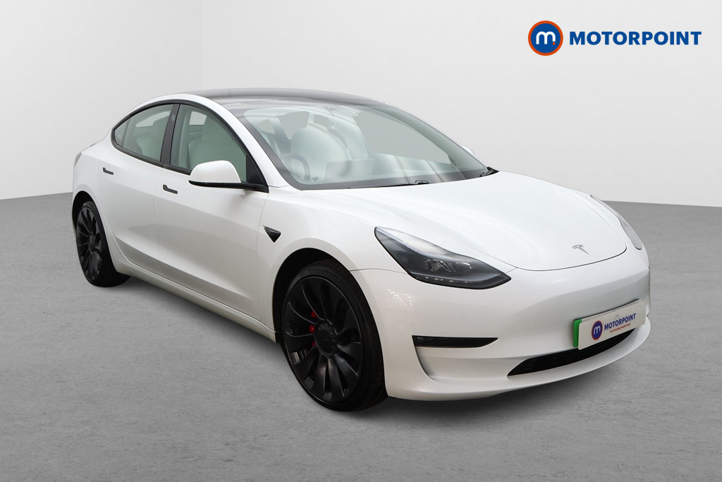 Tesla Model 3 Performance Automatic Electric Saloon - Stock Number (1642141) - Drivers side front corner