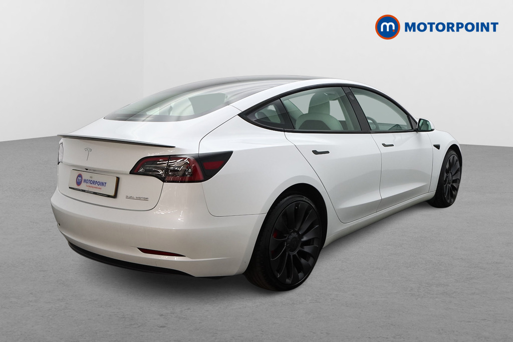Tesla Model 3 Performance Automatic Electric Saloon - Stock Number (1642141) - Drivers side rear corner