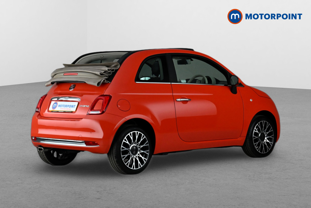 Fiat 500 TOP Manual Petrol Convertible - Stock Number (1634728) - Drivers side rear corner