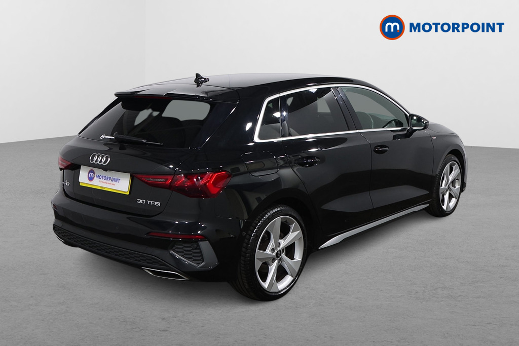 Audi A3 S Line Manual Petrol Hatchback - Stock Number (1641935) - Drivers side rear corner