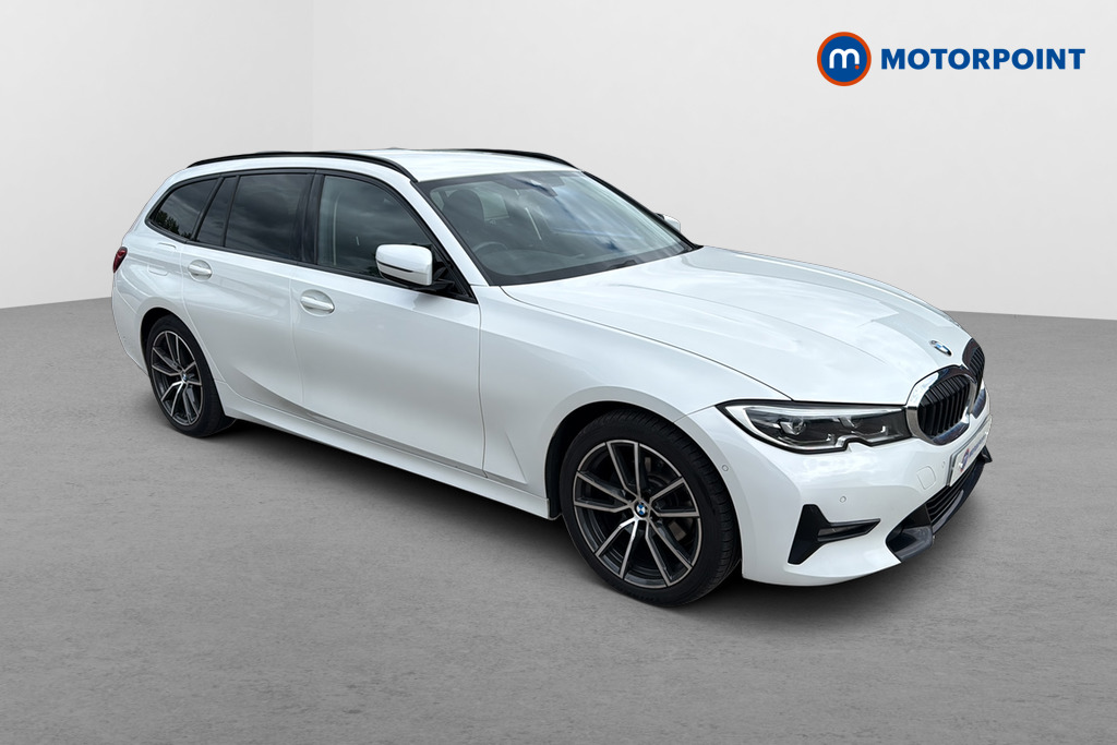 BMW 3 Series Sport Automatic Petrol Estate - Stock Number (1643611) - Drivers side front corner