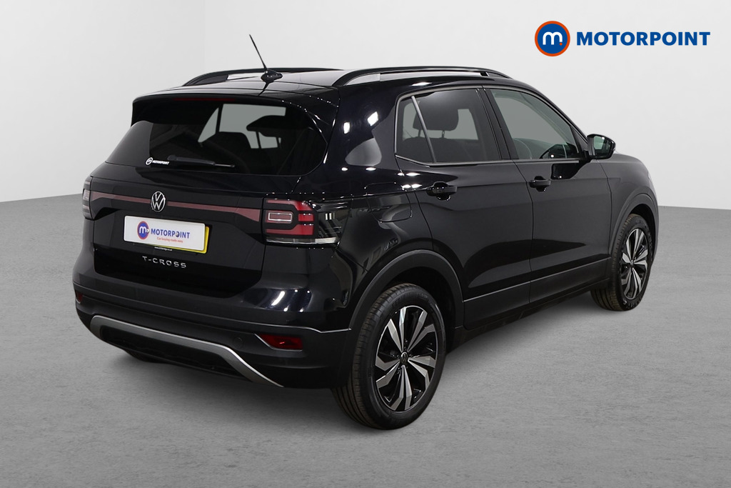 Volkswagen T-Cross Black Edition Automatic Petrol SUV - Stock Number (1644043) - Drivers side rear corner