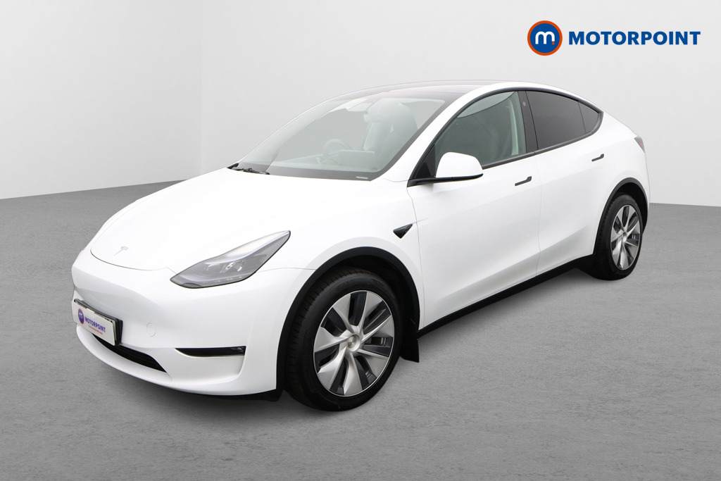 Tesla Model Y Long Range Automatic Electric SUV - Stock Number (1643288) - Passenger side front corner