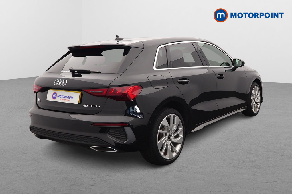 Audi A3 S Line Automatic Petrol Plug-In Hybrid Hatchback - Stock Number (1606667) - Drivers side rear corner