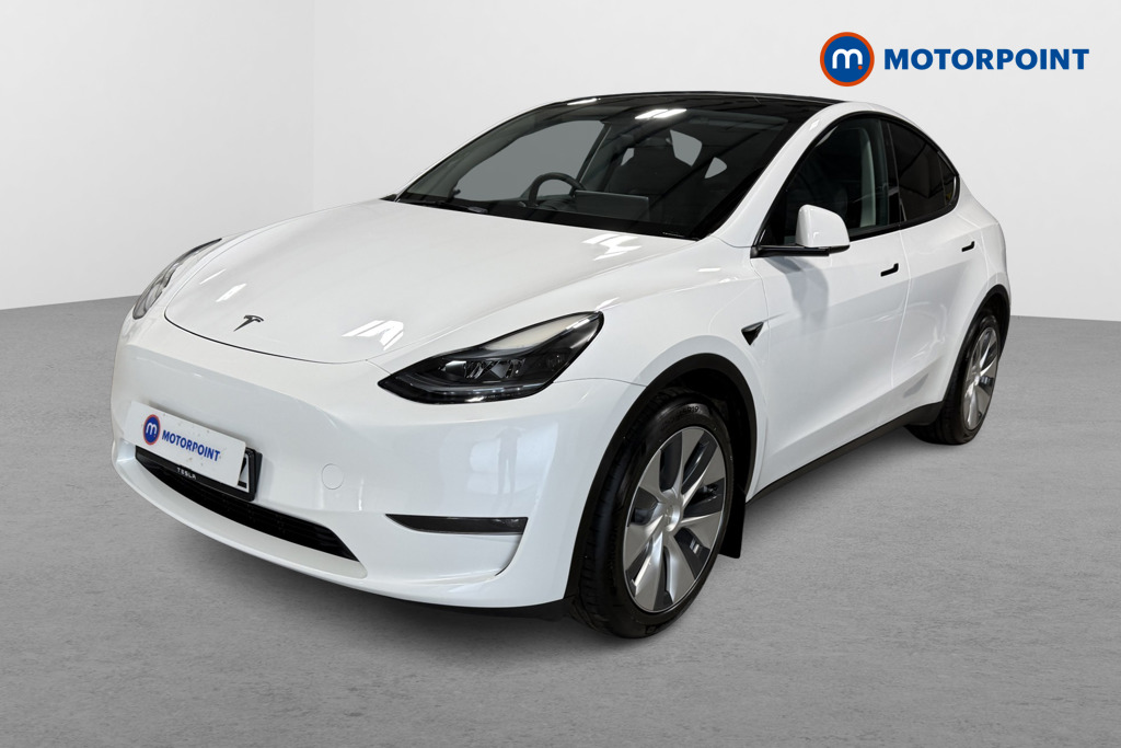 Tesla Model Y Long Range Automatic Electric SUV - Stock Number (1634821) - Passenger side front corner