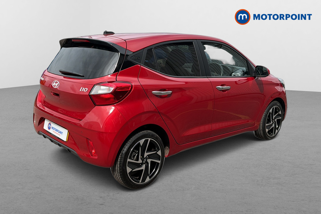 Hyundai I10 Premium Automatic Petrol Hatchback - Stock Number (1644383) - Passenger side rear corner