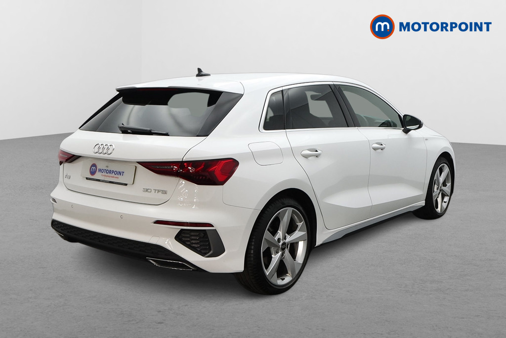 Audi A3 S Line Manual Petrol Hatchback - Stock Number (1641208) - Drivers side rear corner