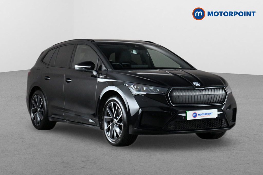 Skoda Enyaq Sportline Plus Automatic Electric SUV - Stock Number (1642357) - Drivers side front corner