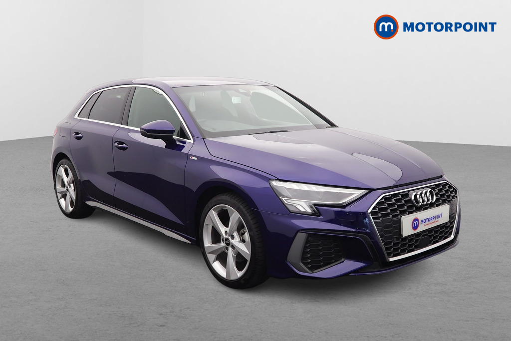 Audi A3 S Line Manual Petrol Hatchback - Stock Number (1642348) - Drivers side front corner