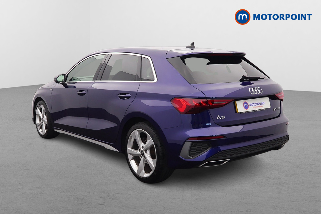 Audi A3 S Line Manual Petrol Hatchback - Stock Number (1642348) - Passenger side rear corner