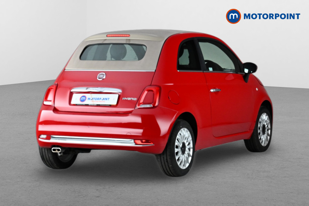 Fiat 500 1.0 Mild Hybrid 2Dr Manual Petrol Convertible - Stock Number (1643644) - Drivers side rear corner