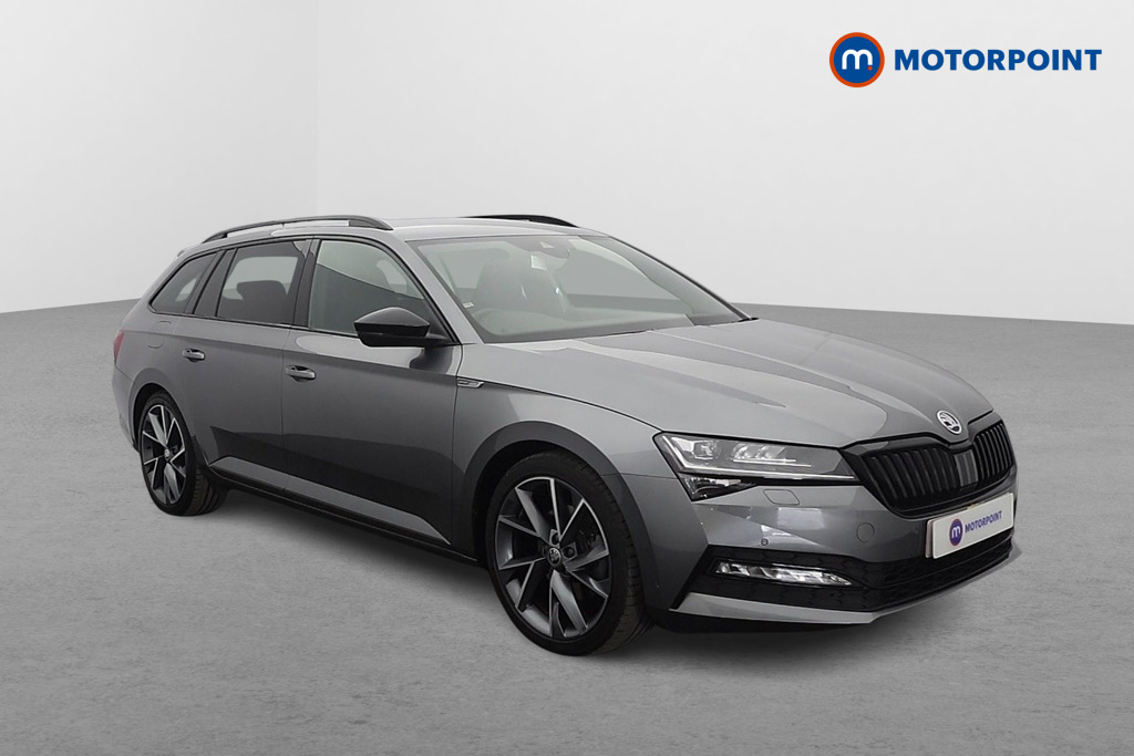 Skoda Superb Sport Line Plus Automatic Diesel Estate - Stock Number (1643943) - Drivers side front corner