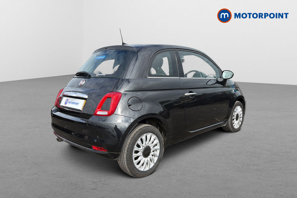 Fiat 500 Lounge Automatic Petrol Hatchback - Stock Number (1644998) - Passenger side rear corner