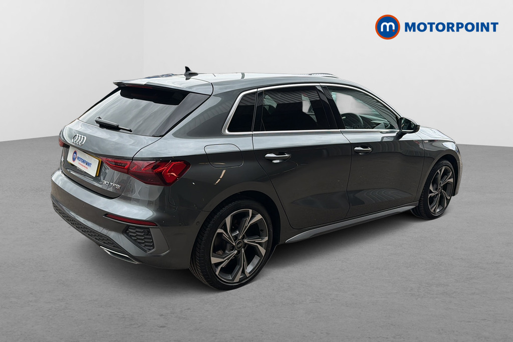 Audi A3 S Line Automatic Petrol Hatchback - Stock Number (1645288) - Passenger side rear corner