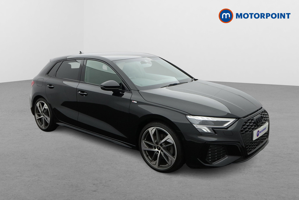 Audi A3 Black Edition Automatic Petrol Hatchback - Stock Number (1633928) - Drivers side front corner