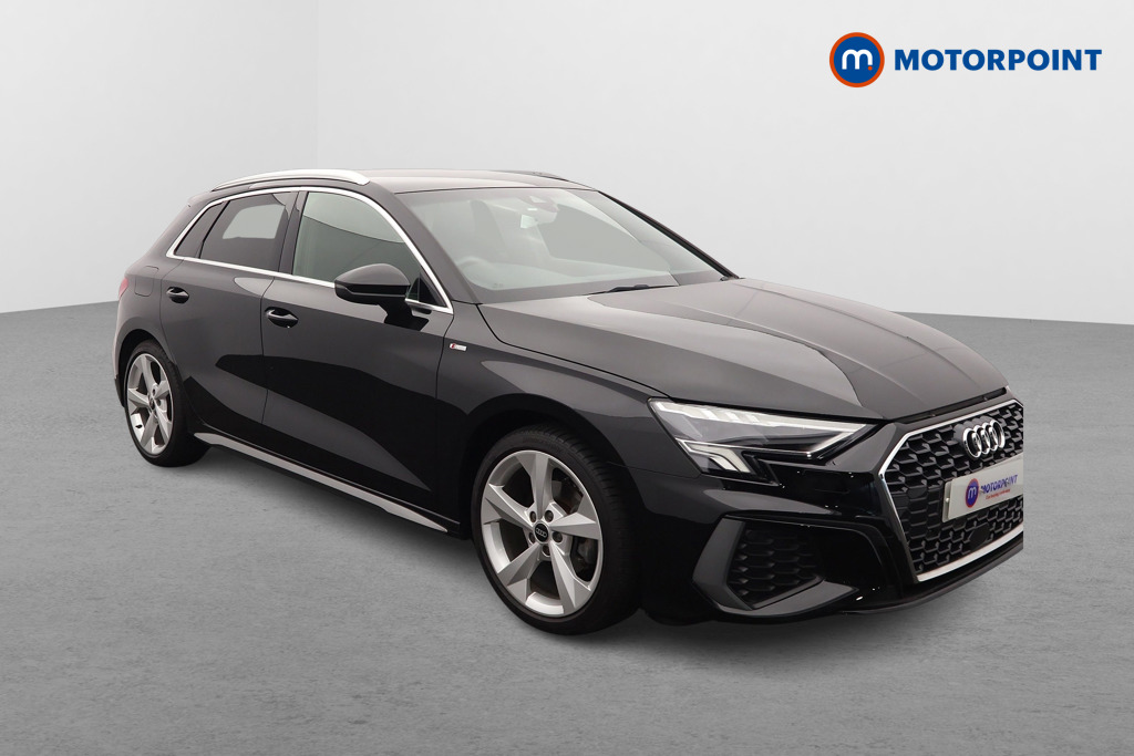 Audi A3 S Line Manual Petrol Hatchback - Stock Number (1637478) - Drivers side front corner