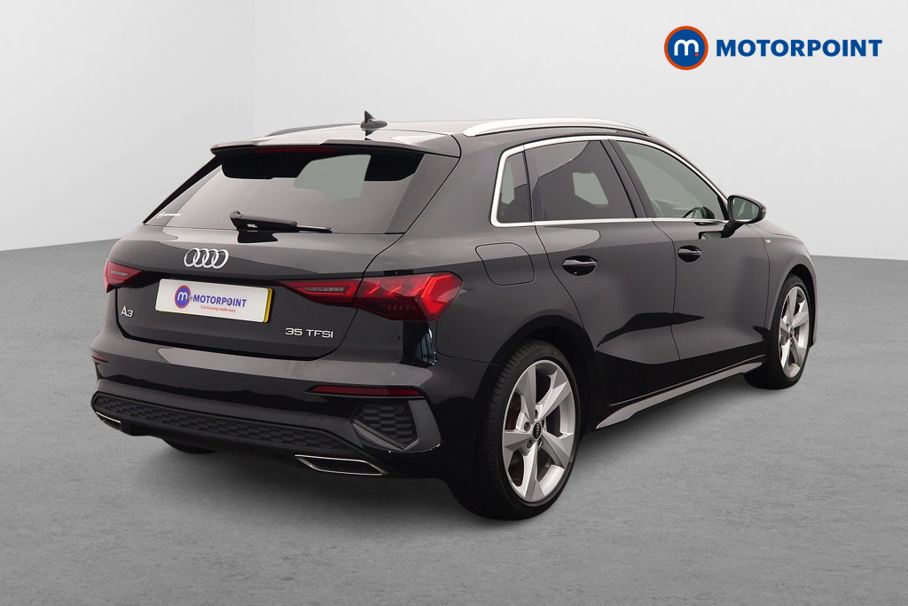 Audi A3 S Line Manual Petrol Hatchback - Stock Number (1637478) - Drivers side rear corner