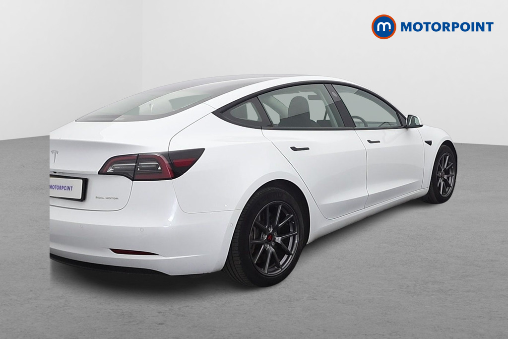Tesla Model 3 Long Range Automatic Electric Saloon - Stock Number (1640251) - Drivers side rear corner