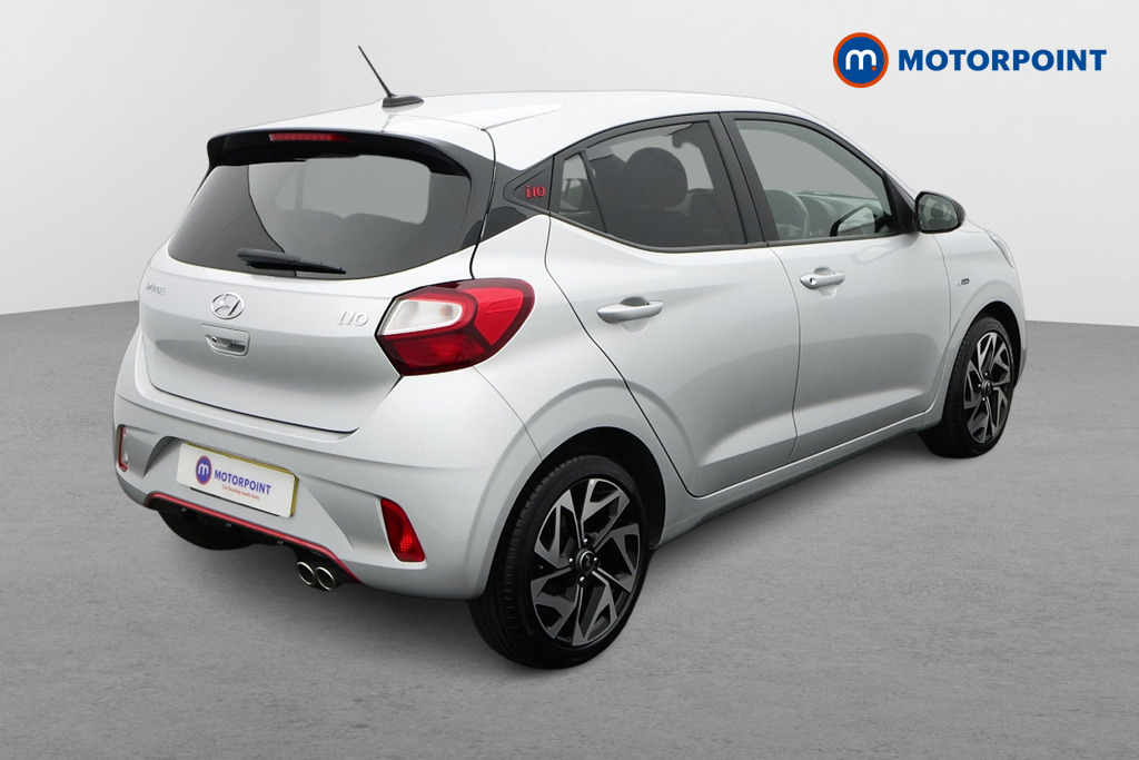 Hyundai I10 N Line Manual Petrol Hatchback - Stock Number (1642768) - Drivers side rear corner