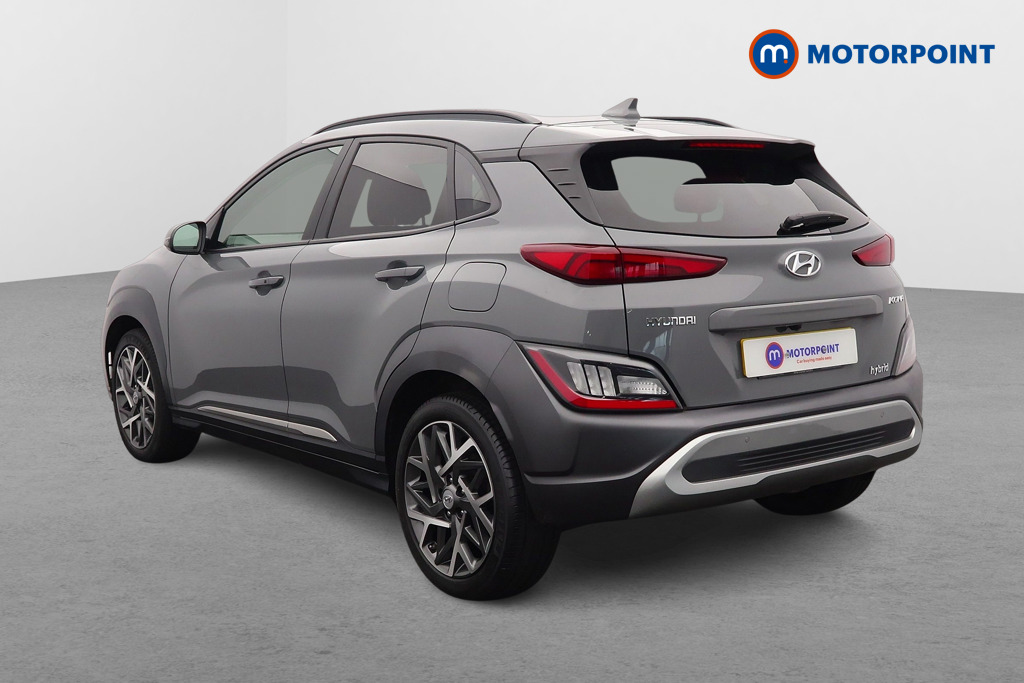 Hyundai Kona Premium Automatic Petrol-Electric Hybrid SUV - Stock Number (1643290) - Passenger side rear corner
