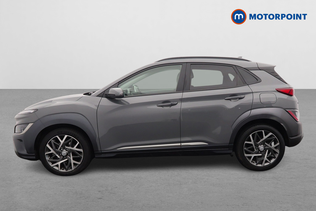 Hyundai Kona Premium Automatic Petrol-Electric Hybrid SUV - Stock Number (1643290) - Passenger side