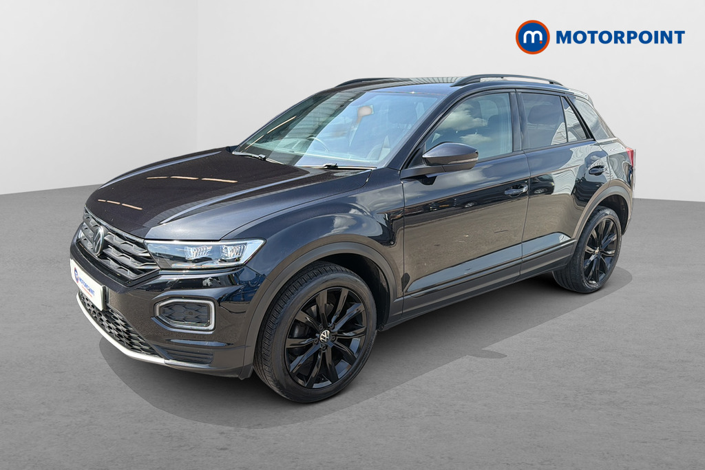 Volkswagen T-Roc Black Edition Automatic Petrol SUV - Stock Number (1645601) - Passenger side front corner