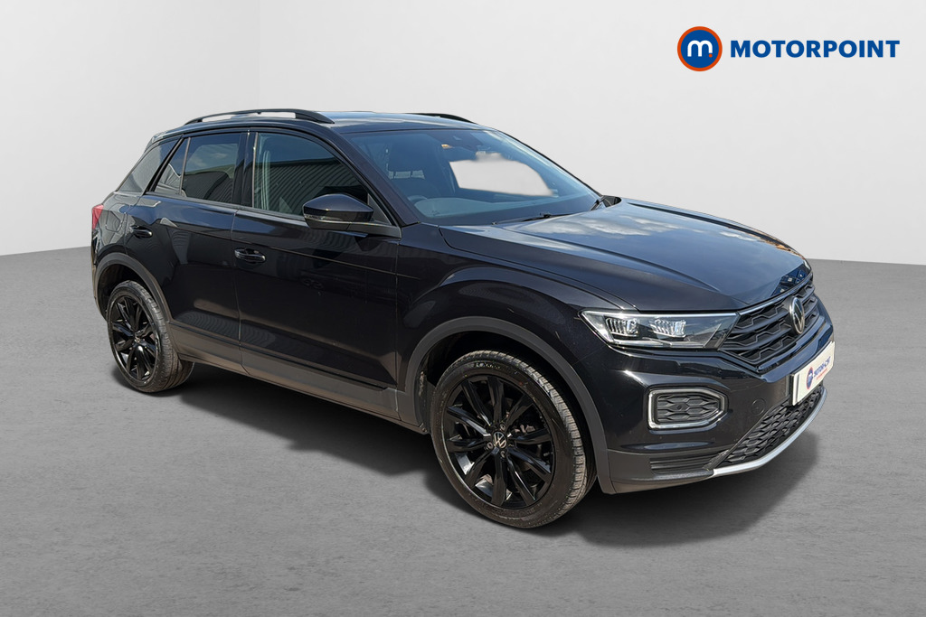 Volkswagen T-Roc Black Edition Automatic Petrol SUV - Stock Number (1645601) - Drivers side front corner