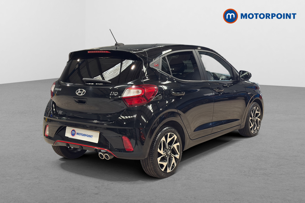 Hyundai I10 N Line Manual Petrol Hatchback - Stock Number (1646935) - Passenger side rear corner