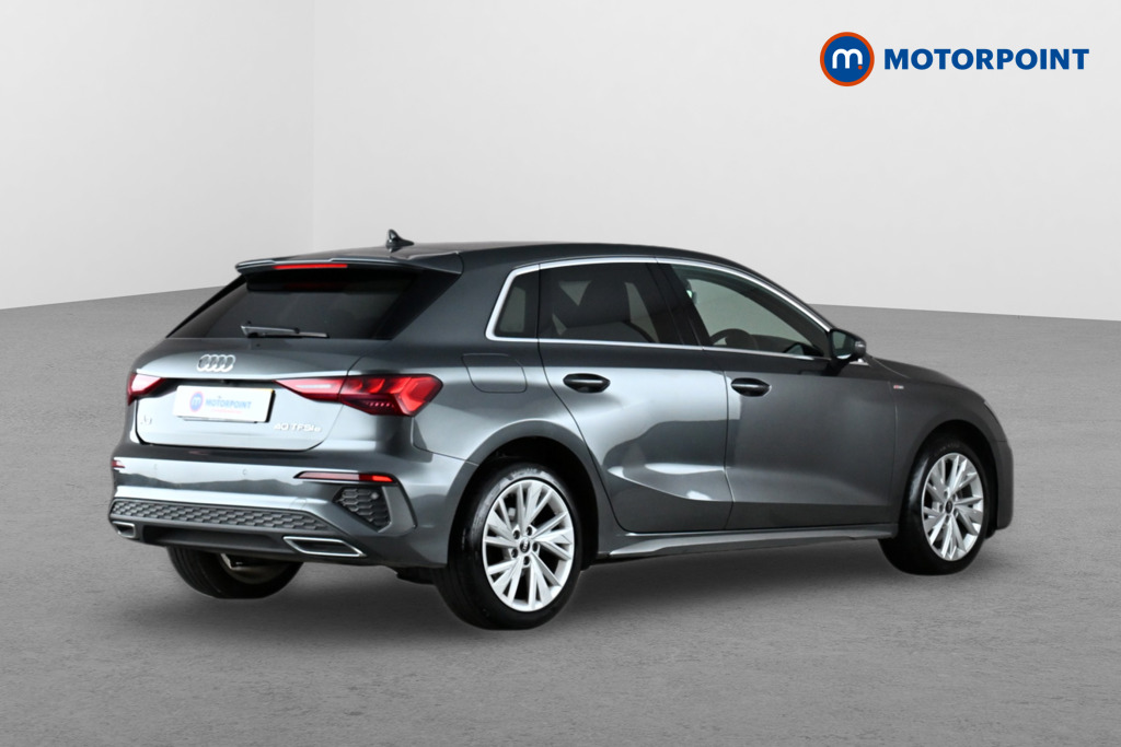 Audi A3 S Line Automatic Petrol Plug-In Hybrid Hatchback - Stock Number (1645881) - Drivers side rear corner