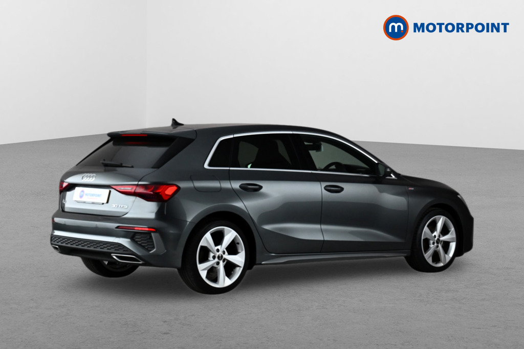 Audi A3 S Line Manual Petrol Hatchback - Stock Number (1640764) - Drivers side rear corner