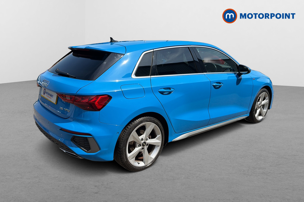 Audi A3 S Line Automatic Petrol Hatchback - Stock Number (1646347) - Passenger side rear corner