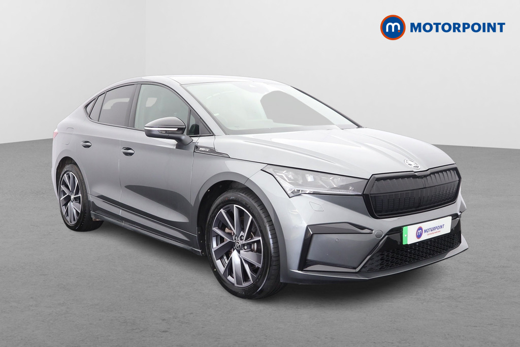Skoda Enyaq Sportline Plus Automatic Electric SUV - Stock Number (1646565) - Drivers side front corner