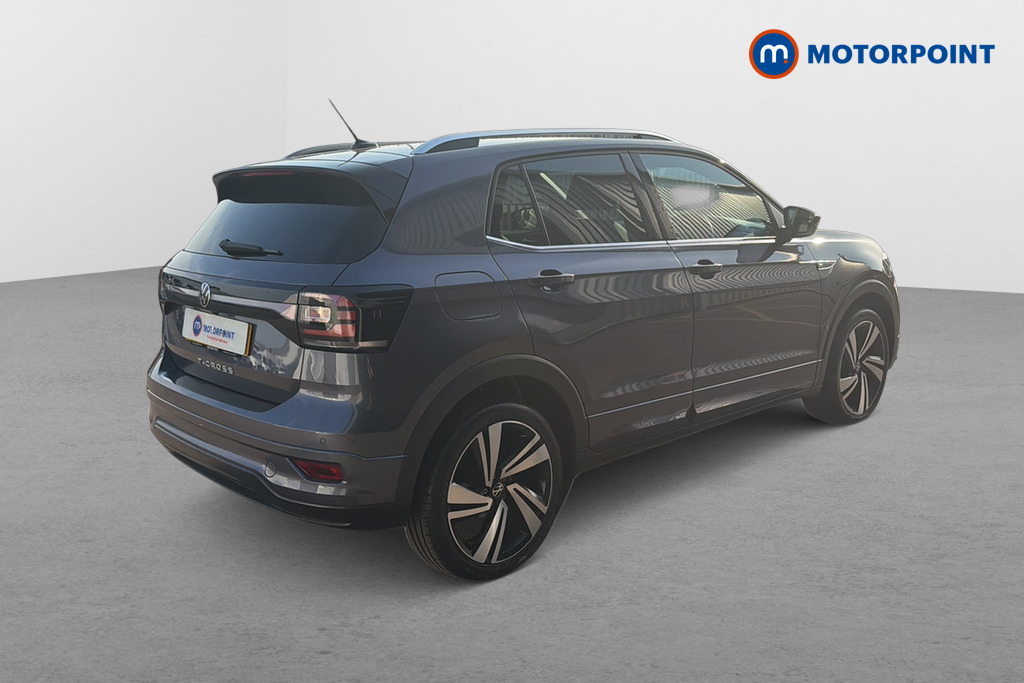 Volkswagen T-Cross R-Line Automatic Petrol SUV - Stock Number (1645133) - Passenger side rear corner