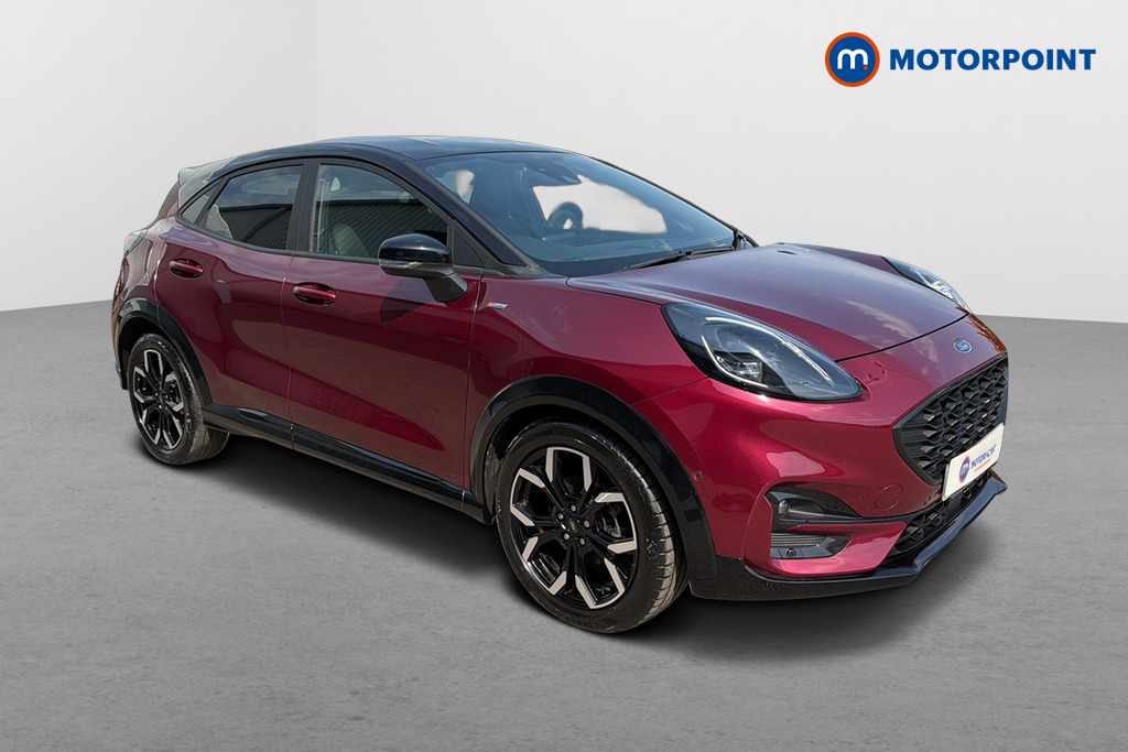Ford Puma Vivid Ruby Edition Manual Petrol SUV - Stock Number (1646294) - Drivers side front corner