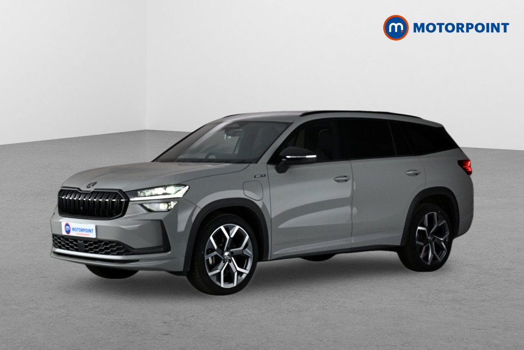 Skoda Kodiaq Sportline Automatic Petrol Plug-In Hybrid SUV - Stock Number (1636377) - Passenger side front corner