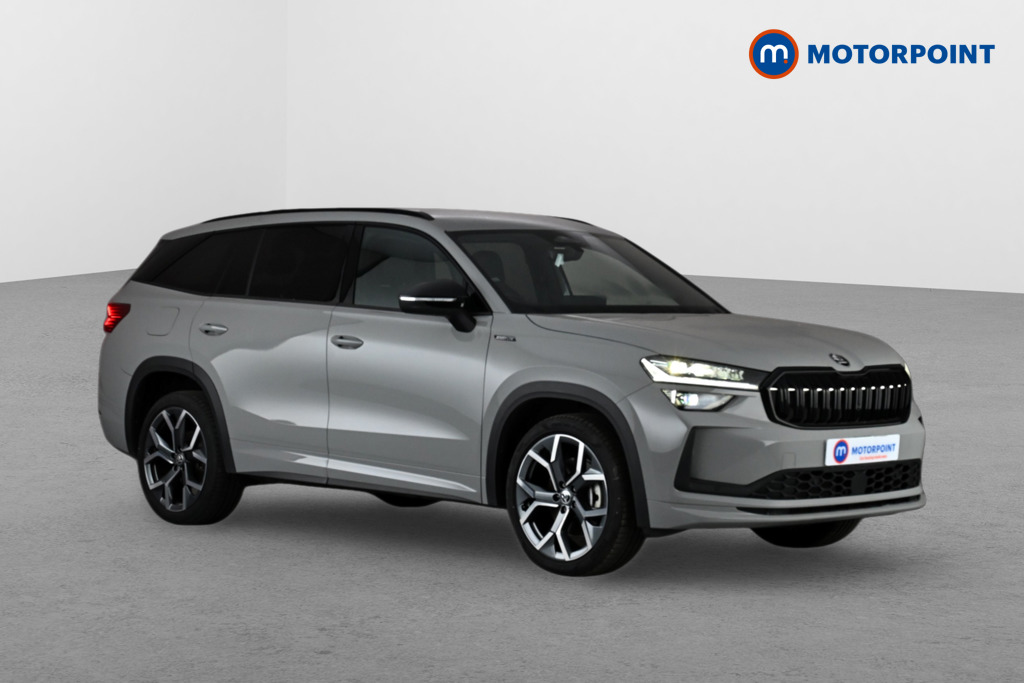 Skoda Kodiaq Sportline Automatic Petrol Plug-In Hybrid SUV - Stock Number (1636377) - Drivers side front corner