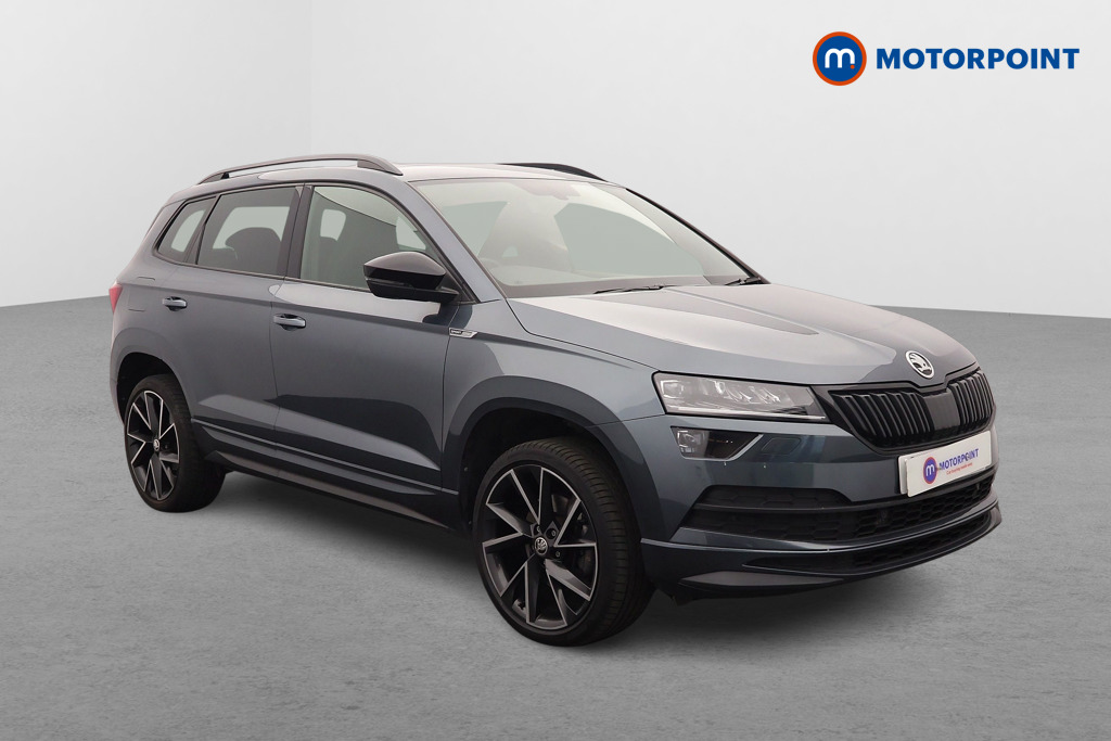 Skoda Karoq Sport Line Automatic Petrol SUV - Stock Number (1644388) - Drivers side front corner
